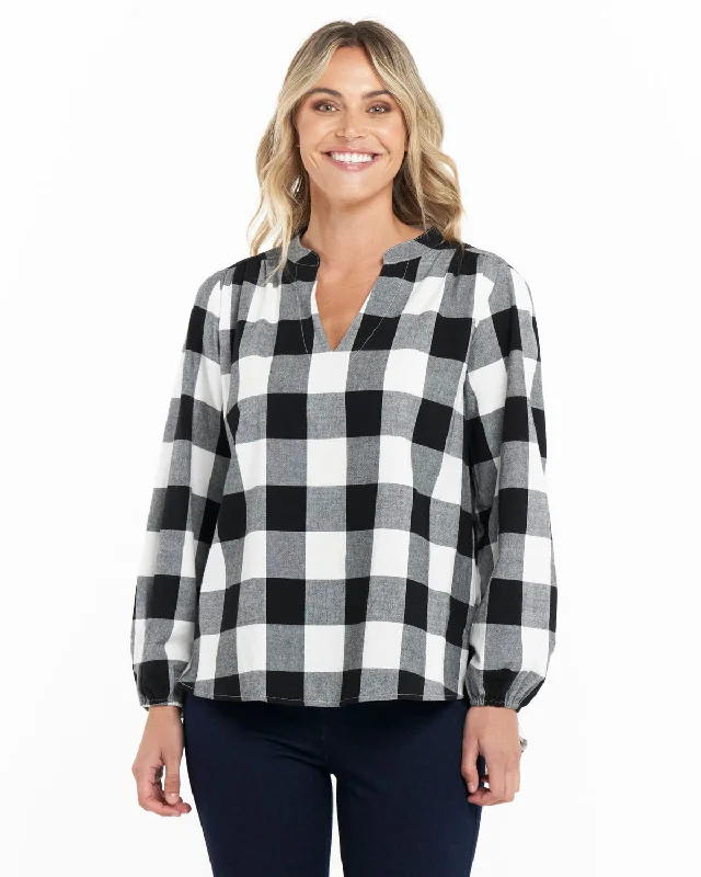 Betty Basics Pennydale Shirt Black Check