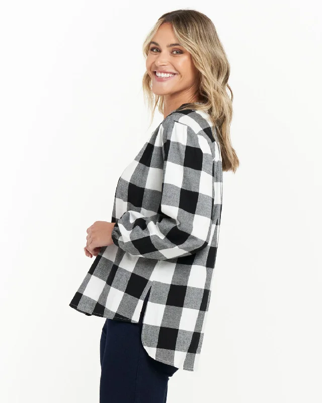 Betty Basics Pennydale Shirt Black Check