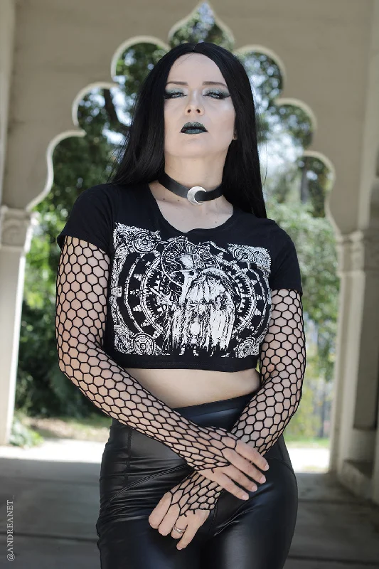 Clockwork Plague Doctor Crop Top