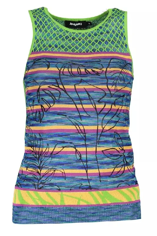 Desigual Chic Contrasting  Tank Women's Top