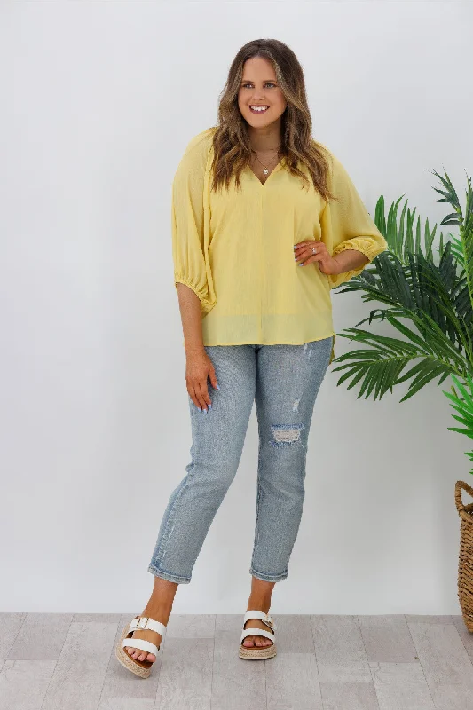 Fria Lizzy Top Yellow