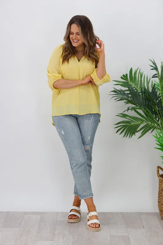 Fria Lizzy Top Yellow