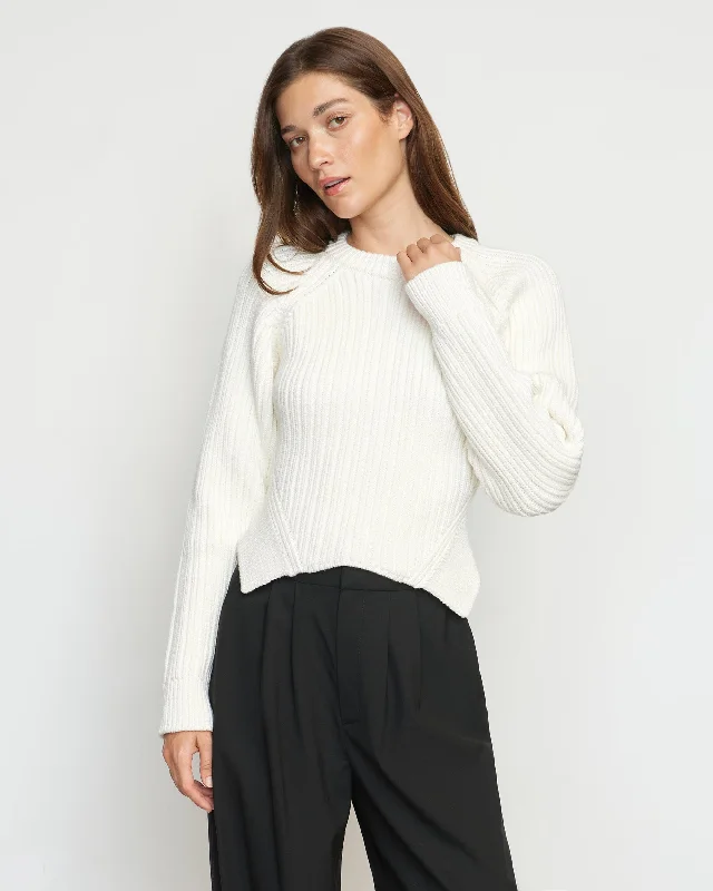 Iona Organic Cotton Cropped Sweater