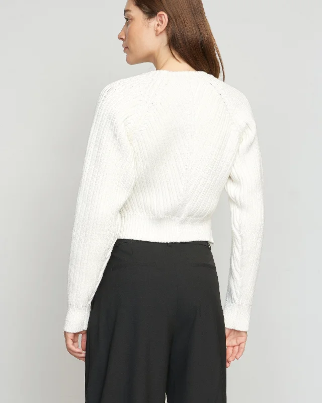 Iona Organic Cotton Cropped Sweater