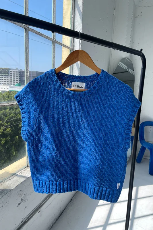 Le Bon Shoppe Pierre Blue Sweater Top