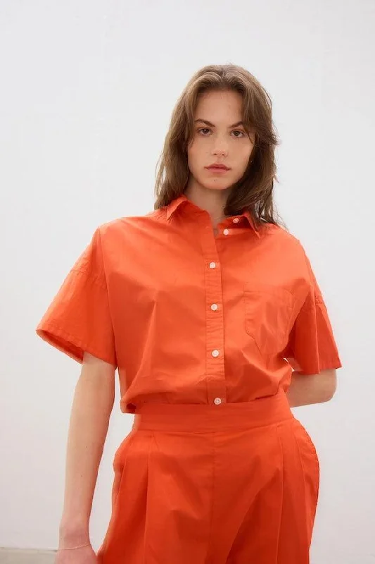 The Chiara Short Sleeve Shirt Setting Sun