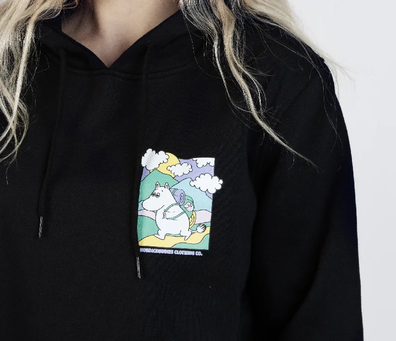 Moomintroll's Adventure Hoodie Unisex - Black