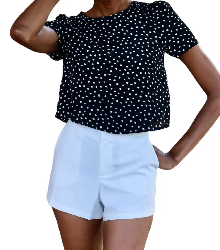 Polka Dot It Tees In Black