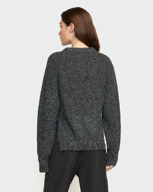 Roya Marled Boyfriend Sweater