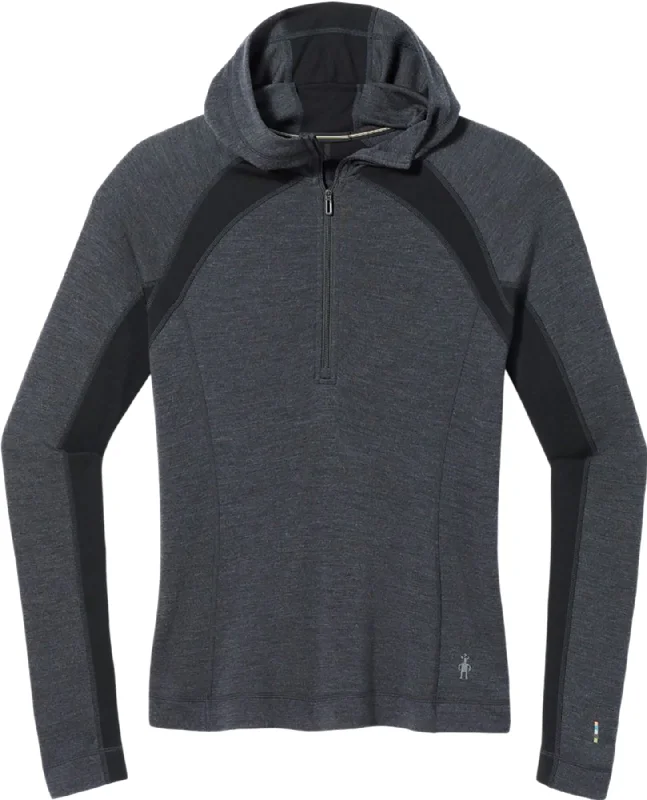 Classic Thermal Merino 1/2 Zip Base Layer Hoodie - Women's|-|Couche de base thermique à capuchon et demi-glissière en laine mérinos classique - Femme