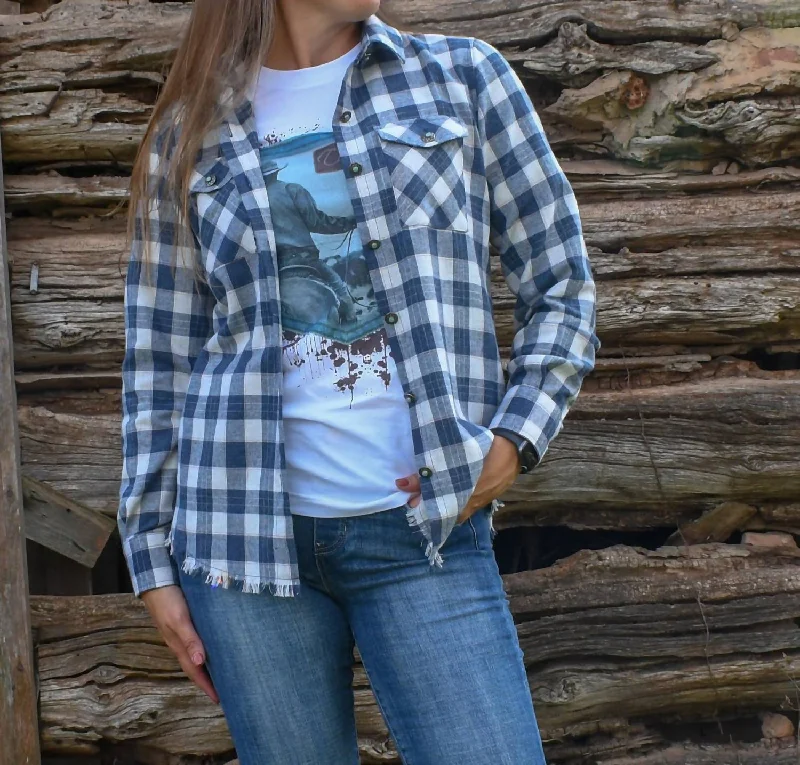 Susie Shirt In Blue Buffalo