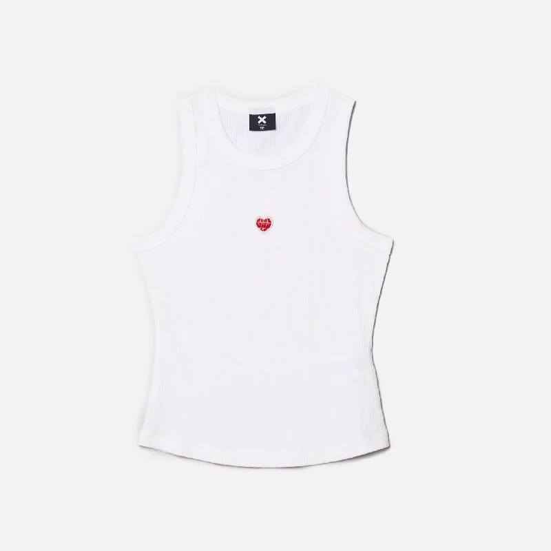 TOP TANK MUJER HEART BLANCO