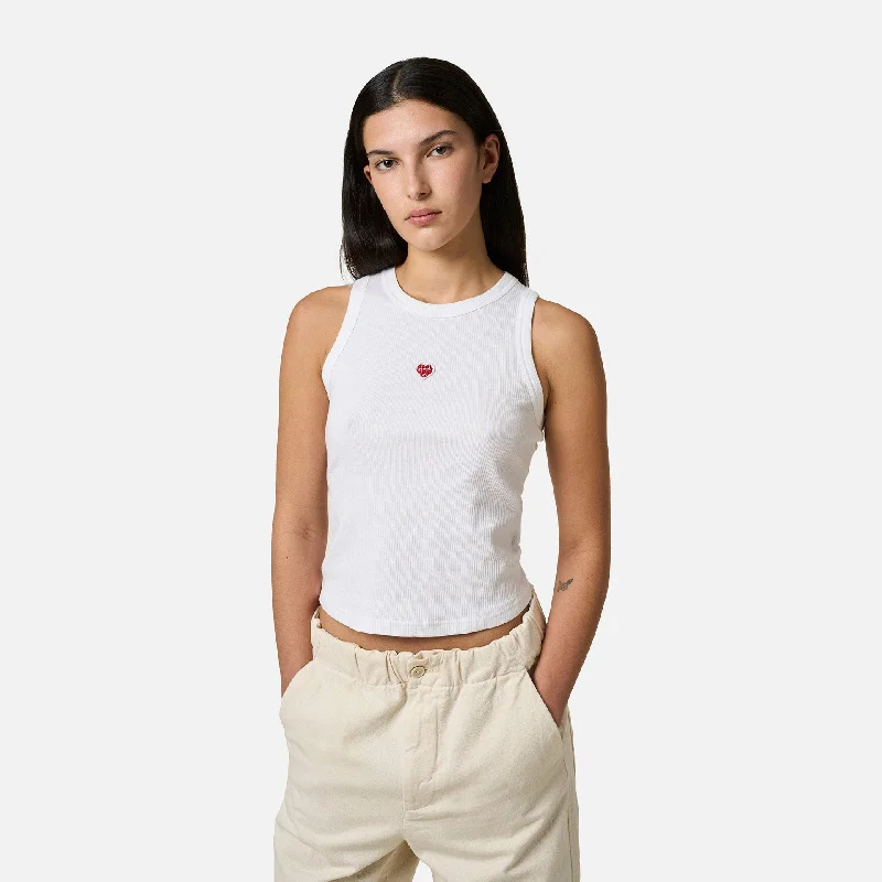 TOP TANK MUJER HEART BLANCO