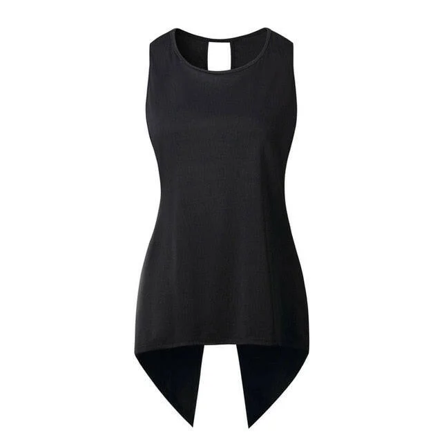 Women Blouse Shirt Cross Irregular Womens Tops and Blouses Sleeveless Feminine Blouse Female Backless Summer Tops for Women