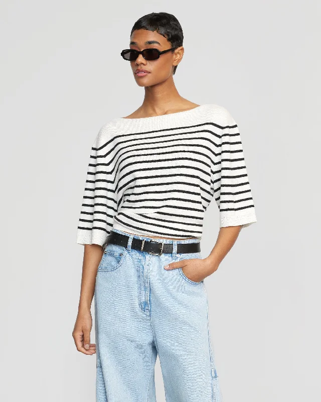 Zuma Organic Linen Striped Top