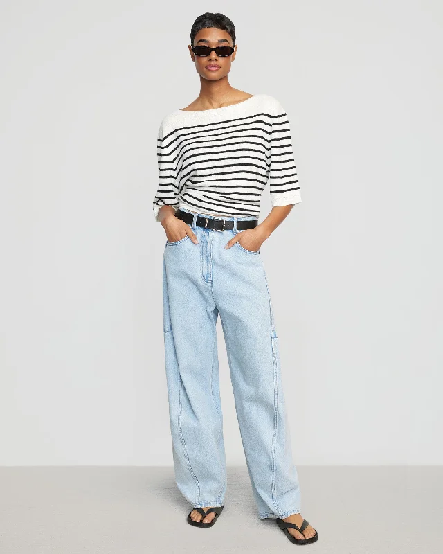 Zuma Organic Linen Striped Top