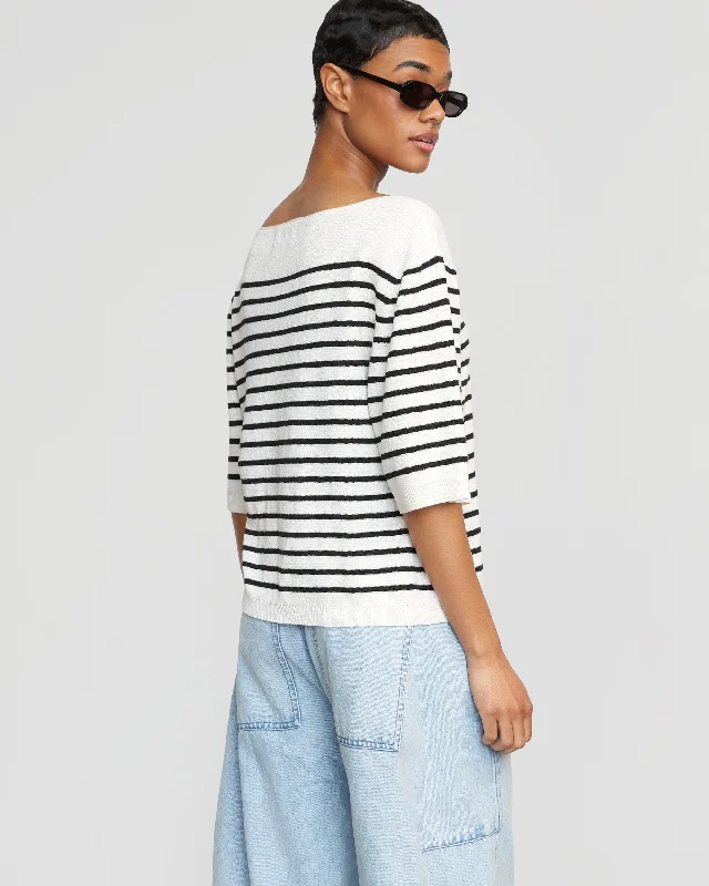 Zuma Organic Linen Striped Top